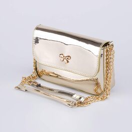 02802383-40 Золотистая детская сумка для девочки для девочки золотистый фото №2