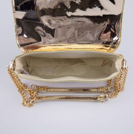 02802383-40 Золотистая детская сумка для девочки для девочки золотистый фото №4