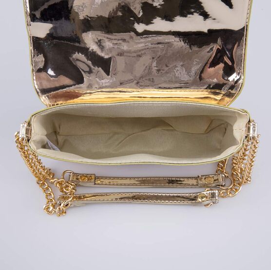 02802383-40 Золотистая детская сумка для девочки для девочки золотистый фото №4