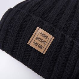 07704009-41 Зимний шерстяной комплект шапка + снуд для мальчика для мальчики черный фото №4