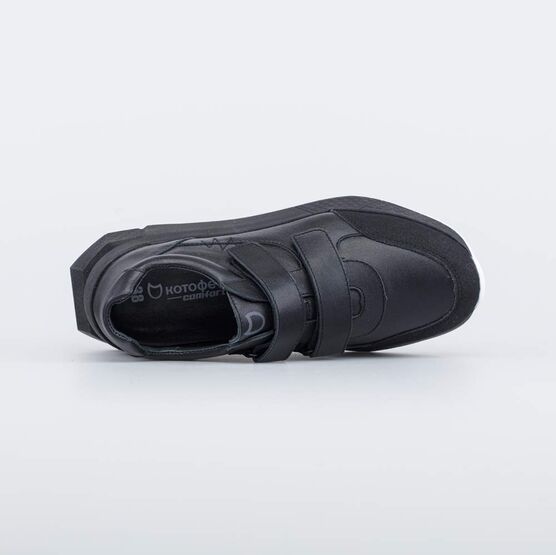 732351-21 Кожаные полуботинки для мальчика-подростка для мальчики черный фото №4