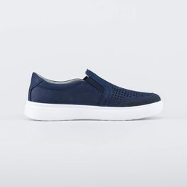 732375-22 Кожаные туфли-слипоны для мальчика для мальчики синий фото №2