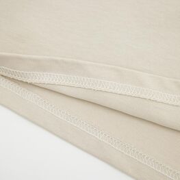 07702071-40 Хлопковый лонгслив для мальчика для мальчики бежевый фото №4