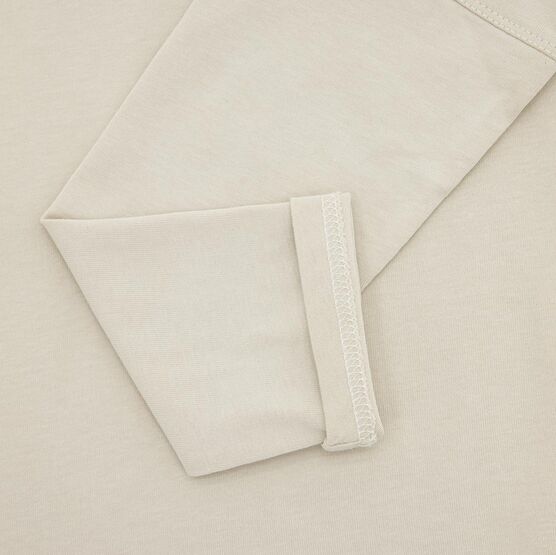 07702071-40 Хлопковый лонгслив для мальчика для мальчики бежевый фото №5