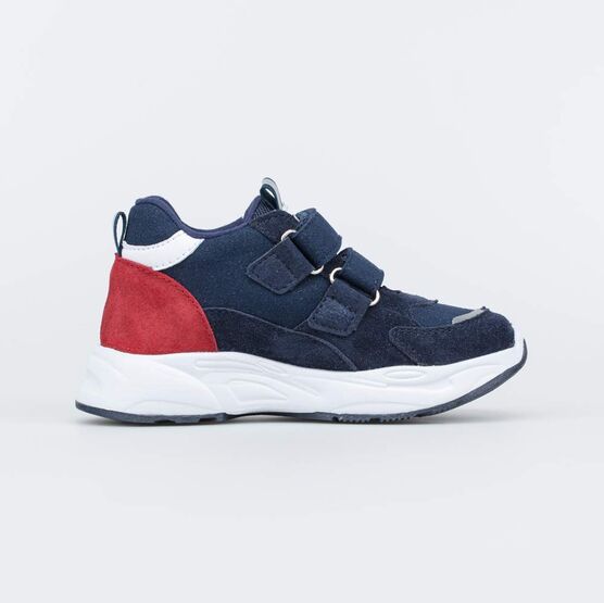 144196-11 Кроссовки для мальчики син-кра фото №2