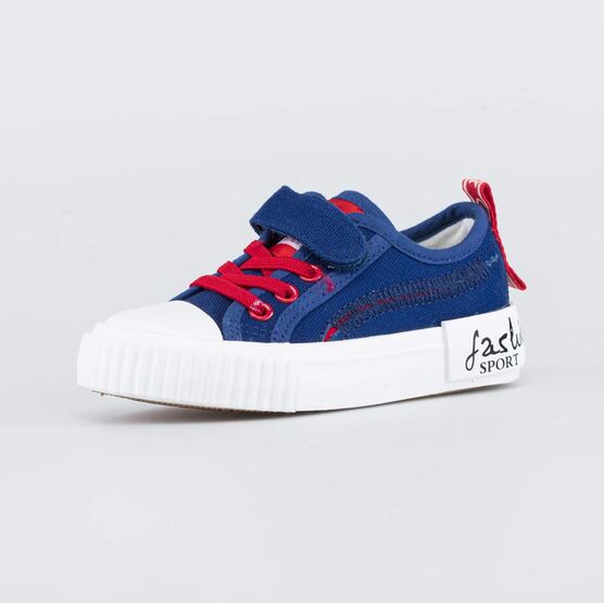 331255-11 Кеды из хлопка для мальчики светло-синий