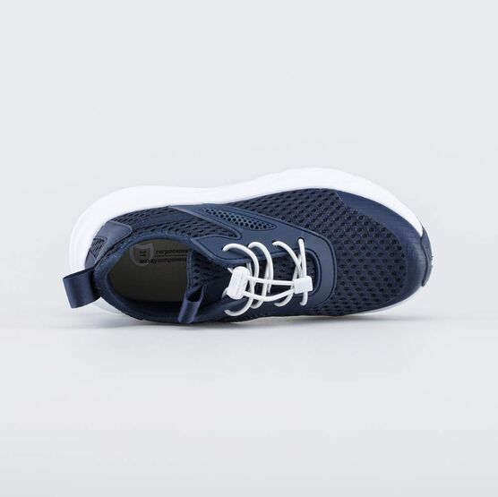 444047-13 Летние кроссовки сеточкой для мальчики синий фото №4