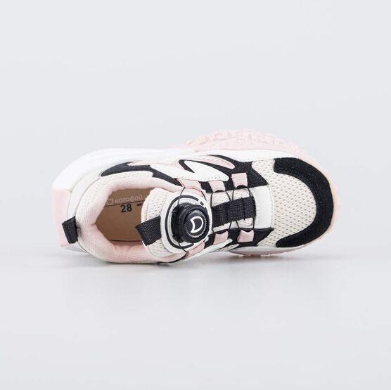 644500-12 Кроссовки-буст для девочки-подростка для девочки бежевый + розовый фото №4