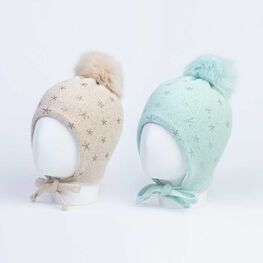 07811140-40 Шапка для девочки, голубой для девочки голубой фото №2