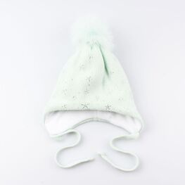 07811140-40 Шапка для девочки, голубой для девочки голубой