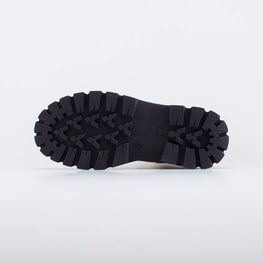 652228-31 Демисезонные сапоги со съемным вязаным чулком для девочки черный + бежевый фото №3