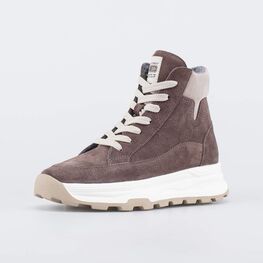 752277-31 Утепленные кожаные ботинки для девочки-подростка для девочки коричневый