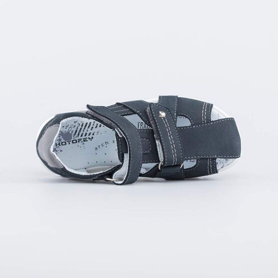 522176-22 Сандалии из нубука для мальчика для мальчики серый фото №4