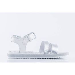 522133-22 Босоножки для девочки серебрист. фото №3