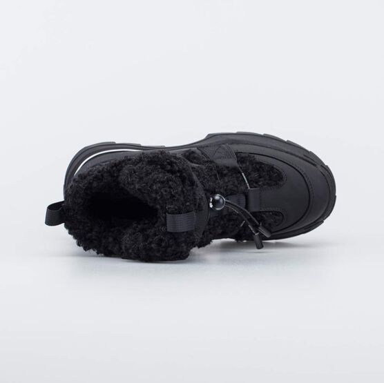654087-41 Плюшевые ботинки-дутики для девочки для девочки черный фото №4