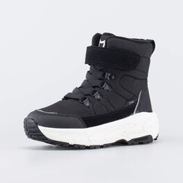 654089-41 Высокие ботинки-дутики для мальчика для мальчики черный