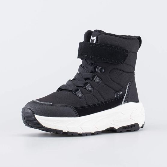 654089-41 Высокие ботинки-дутики для мальчика для мальчики черный