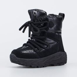 654702-41 Мембранные полусапожки для девочки черный