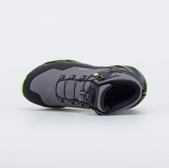 654705-82 Мембранные ботинки SoftShell и Тинсулейт для мальчики серый + салатовый фото №4