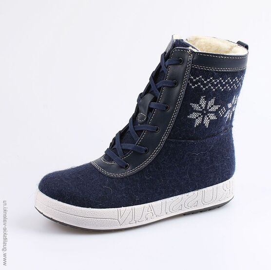 857003-41 Валенки для девочки светло-синий