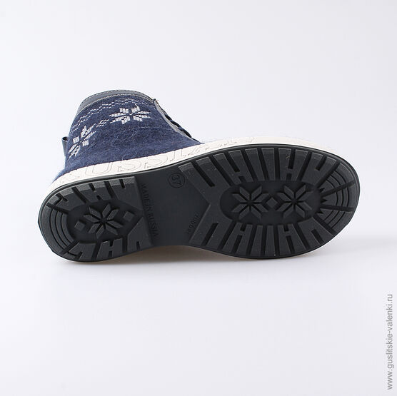 857003-41 Валенки для девочки светло-синий фото №3