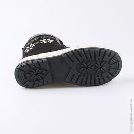 857003-42 Ботинки для девочки черный фото №3