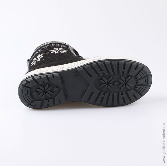 857003-42 Ботинки для девочки черный фото №3