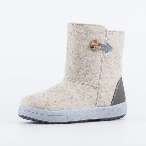 867075-42 Валенки-полусапожки для девочки бежевый