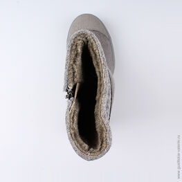 867080-41 Женские валенки на молнии для девочки серый фото №4