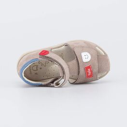 122255-22 Детские сандалии для мальчика для мальчики коричневый фото №4