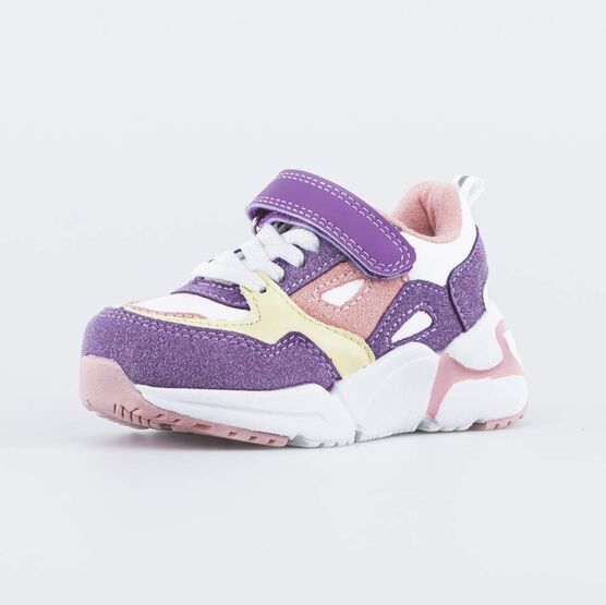 144207-72 Фиолетовые кроссовки Контраст для девочки фиолетовый