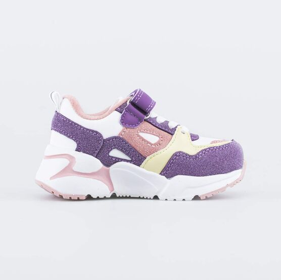 144207-72 Фиолетовые кроссовки Контраст для девочки фиолетовый фото №2