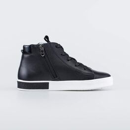 552246-22 Кожаные ботинки для девочки для девочки черный фото №2