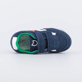 344331-74 Кроссовки из натуральной кожи для мальчики синий фото №4