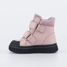 152349-33 Детские ботинки на байке для девочки розовый фото №2