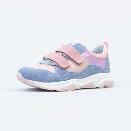 534040-22 Полуботинки для девочки гол-роз