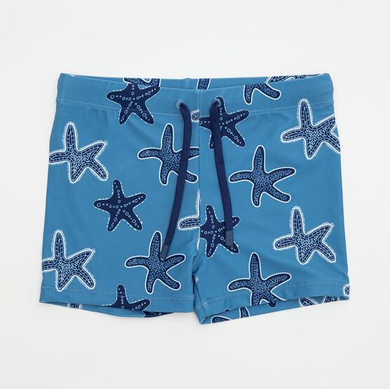 07753071-40 Детские плавки-шорты с принтом для мальчики синий