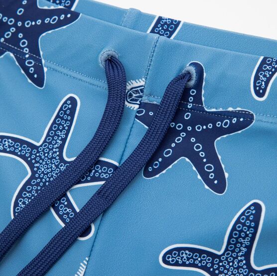 07753071-40 Детские плавки-шорты с принтом для мальчики синий фото №4