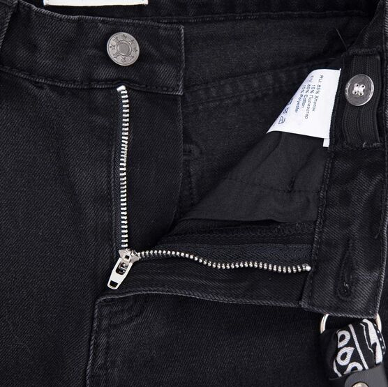 07762045-40 Джинсовые шорты для мальчика для мальчики черный фото №3