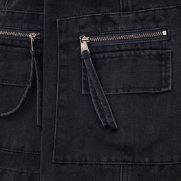 07762045-40 Джинсовые шорты для мальчика для мальчики черный фото №4