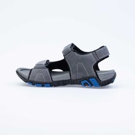 724011-11 Пляжная обувь для мальчики сер-син фото №2