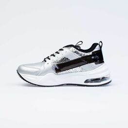 744158-71 Кроссовки для девочки серебрист. фото №2