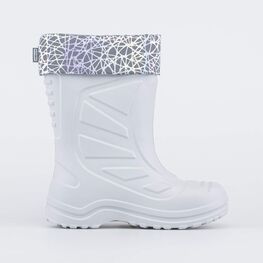 765005-11 Сапожки из ЭВА серый для девочки сер-срб фото №2