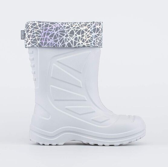 765005-11 Сапожки из ЭВА серый для девочки сер-срб фото №2