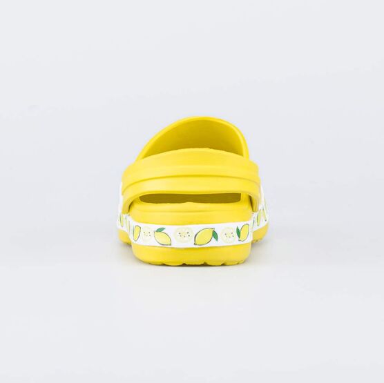 325116-06 Клоги пляжные для девочки Лимоны для девочки желтый фото №5