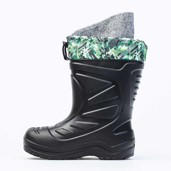 565119-15 Резиновые сапоги для мальчики чер-сал фото №2