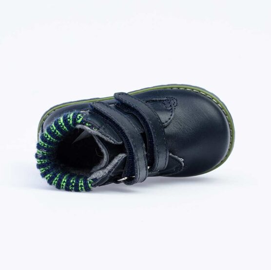 152144-35 Ботинки для мальчики син-зел фото №4