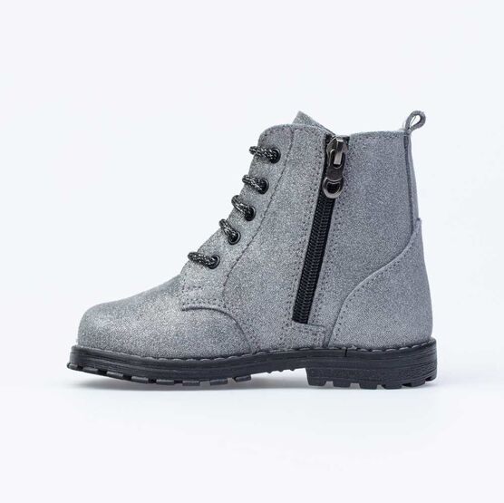 352285-31 Ботинки для девочки серебрист. фото №2