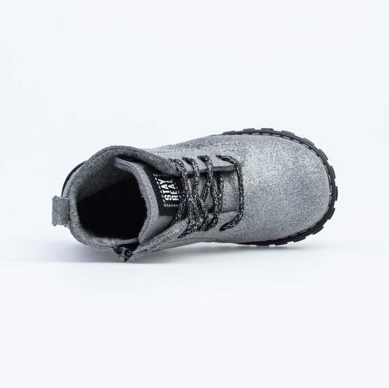 352285-31 Ботинки для девочки серебрист. фото №4