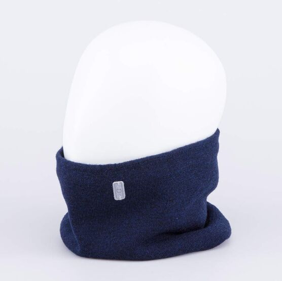 07712118-20 Шерстяной вязаный снуд темно-синий для мальчики темно-синий